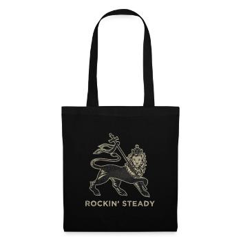 Rockin' Steady Lion of Judah design by Skashirts - Tote Bag - black - Front