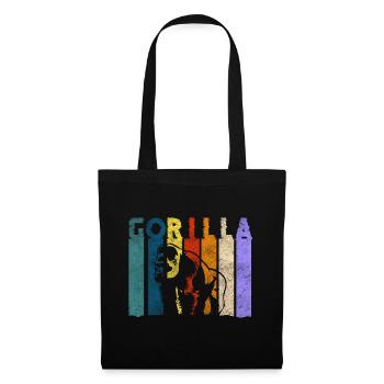 Gorilla Nature Fitness Chimpanzee - Tote Bag - black - Front