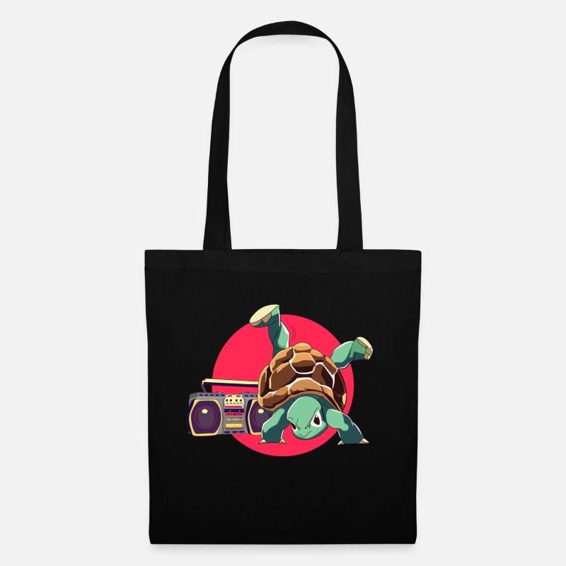 Breakdance Turtle Loco Animal Squad - Sac en tissu - noir