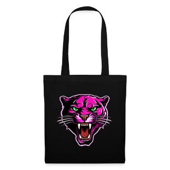 Panther Head Pink - Tote Bag - black - Front