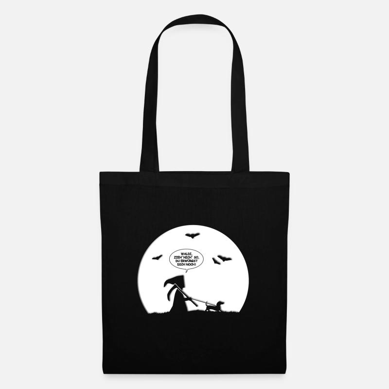 SENSENMANN - REAPER - HUND - GASSI GEHEN - HUNDE - Stoffbeutel - Schwarz