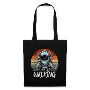 Planète spatiale Galaxie en apesanteur - Sac en tissu - noir - Devant