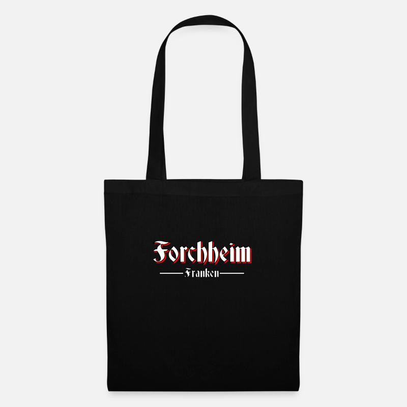 Forchheim - Stoffbeutel - Schwarz