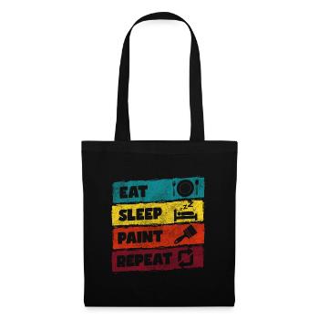 Painter spray can craft - Tote Bag - black - Front