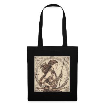 Zodiac Sagittarius - Stoffbeutel - Schwarz - Vorne