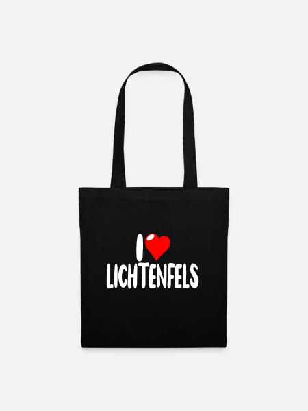 Lichtenfels - Stoffbeutel - Schwarz
