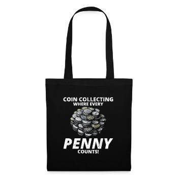 Coin Collecting Collector Numismatic Numismatist - Tote Bag - black - Front