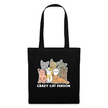 Déclaration de chat Animal en peluche Animal de compagnie Pet - Sac en tissu - noir - Devant