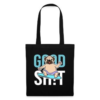 Dog Statement Pets Favorite Animal Peluched Toy - Sac en tissu - noir - Devant