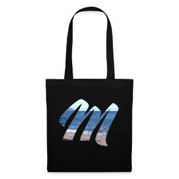 Sea Waves Art Design - Tote Bag - black - Front