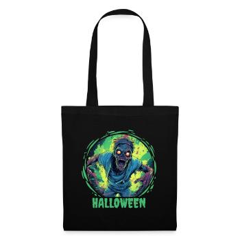 Halloween Zombie d’horreur effrayant - Sac en tissu - noir - Devant