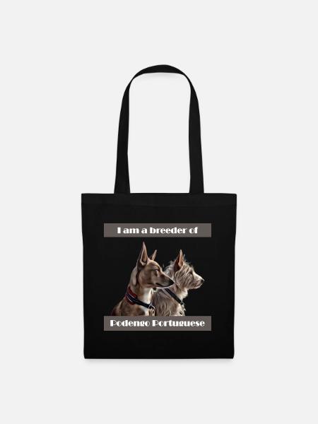 I am a breeder of Podengo Portuguese - Tote Bag - black
