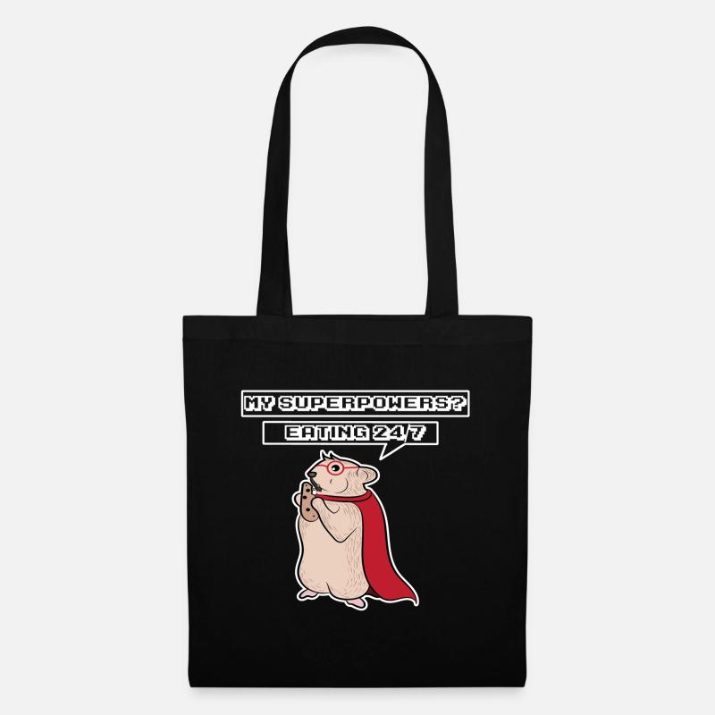 Maus Statement Haustiere Heimtier Statement - Stoffbeutel - Schwarz