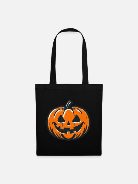 Halloween Pumpkin - Tote Bag - black