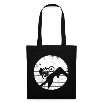 Vététistes - Sac en tissu - noir - Devant