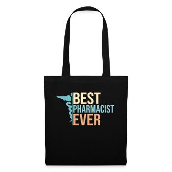 Best Pharmacist Ever Pharmacy Technician - Stoffbeutel - Schwarz - Vorne
