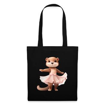 Otter Ballerina Ballet Dancer - Tote Bag - black - Front
