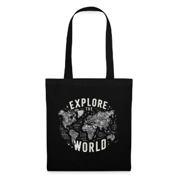 Explore the World - Tote Bag - black - Front