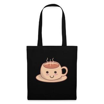 Tasse - Stoffbeutel - Schwarz - Vorne
