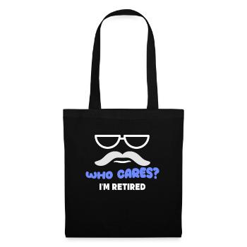 Freedom Job Senior Statement Retraite Retraité - Sac en tissu - noir - Devant