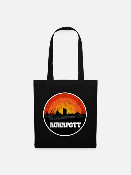 Ruhrpott Original Skyline - Stoffbeutel - Schwarz