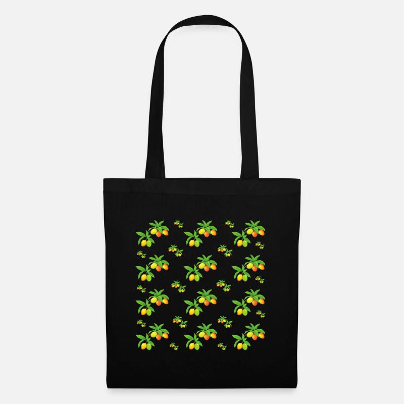 Delicious Mangoes - Pattern - Tote Bag - black