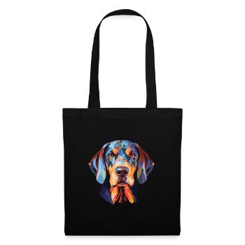 Bluetick Coonhound Dog Breed Colorful Watercolor - Tote Bag - black - Front