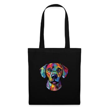 Cao De Castro Laboreiro Dog Breed Watercolor Glass - Tote Bag - black - Front