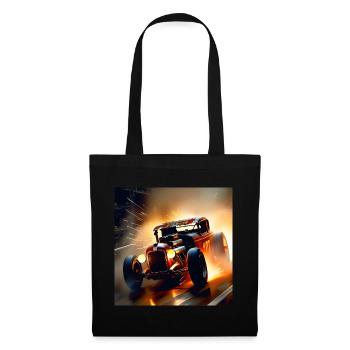 Rusty Hot Rod racing #7 - Sac en tissu - noir - Devant