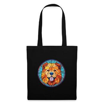 Finnish Lapphund Dog Breed Watercolor Illustration - Tote Bag - black - Front
