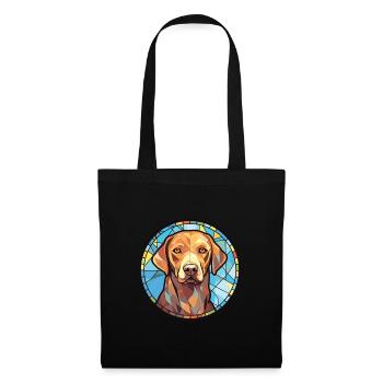 Chesapeake Bay Retriever Hunderasse Aquarell - Stoffbeutel - Schwarz - Vorne