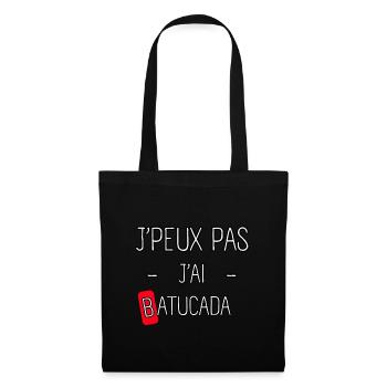 J'peux pas j'ai Batucada - Sac en tissu - noir - Devant