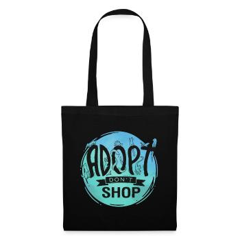 Adopt Don't Shop - Tote Bag - black - Front