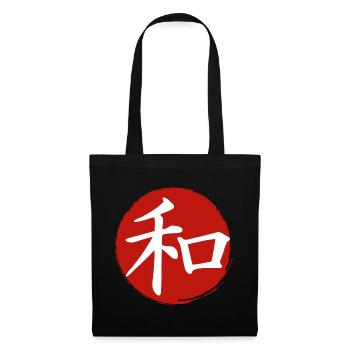 J-Peace (dark) - Tote Bag - black - Front