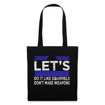 disarmament counterculture present peace symbol - Tote Bag - black - Front
