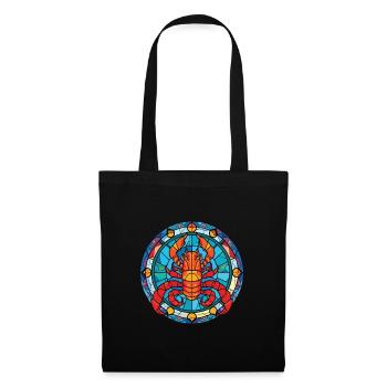 Scorpion Colorful Watercolor Animal Illustration - Tote Bag - black - Front
