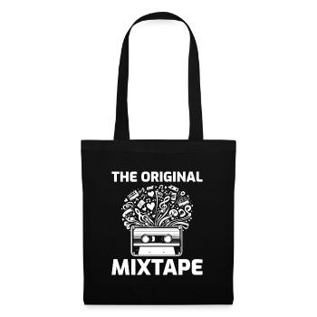 Mixtape Magic des années 80 : Explosion musicale avec cassette - Sac en tissu - noir - Devant