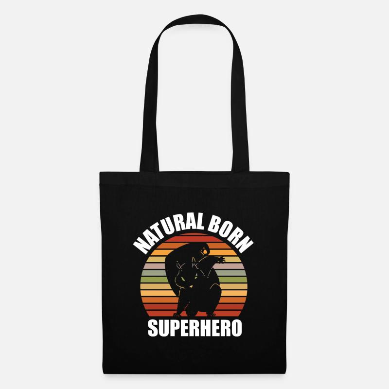 Natural Superhero - Stoffbeutel - Schwarz