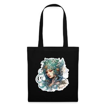 Gorgeous Wood Elf Fantasy RPG Shirt - Tote Bag - black - Front