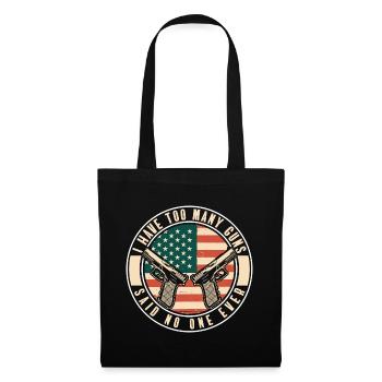 Gun-Club, Chasse, Chasse - Sac en tissu - noir - Devant