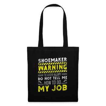 Shoemaker Shoes Leather Boots - Tote Bag - black - Front