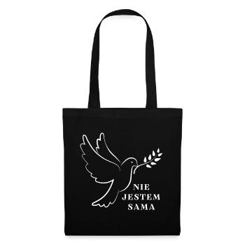 I'm Not Alone Christian Faith T-Shirt - Tote Bag - black - Front