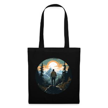 Forest Nature Trekking Adventure - Tote Bag - black - Front