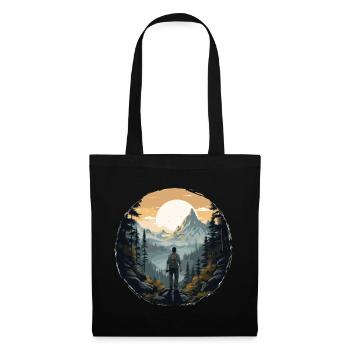 Forest Nature Trekking Adventure - Tote Bag - black - Front