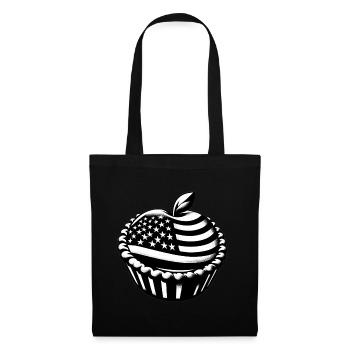 American apple pie | USA flag street art - Tote Bag - black - Front