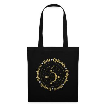 Horoscope Étoile de Novembre - Sac en tissu - noir - Devant