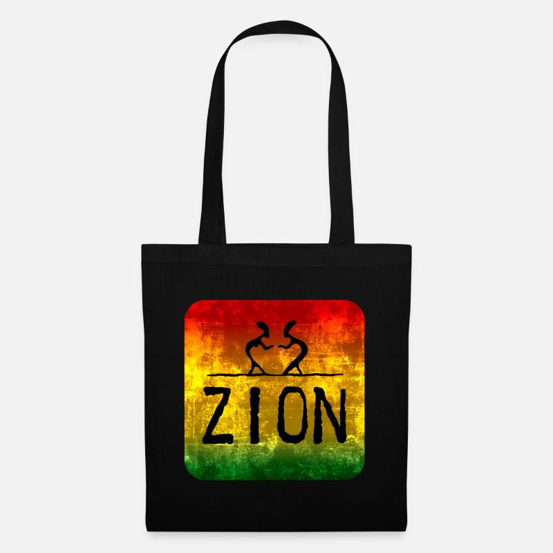 Raggae Zion - Stoffbeutel - Schwarz