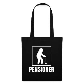 Retraité Dire Retraite Retraite Retraite Retraite - Sac en tissu - noir - Devant
