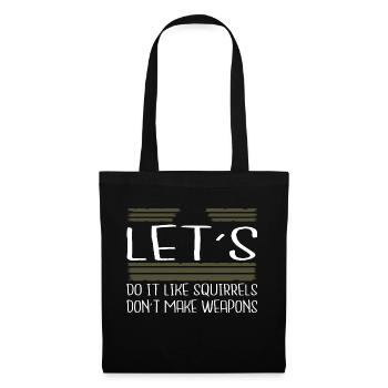 Mouvement de la paix idée présente bday enfant citation - Sac en tissu - noir - Devant