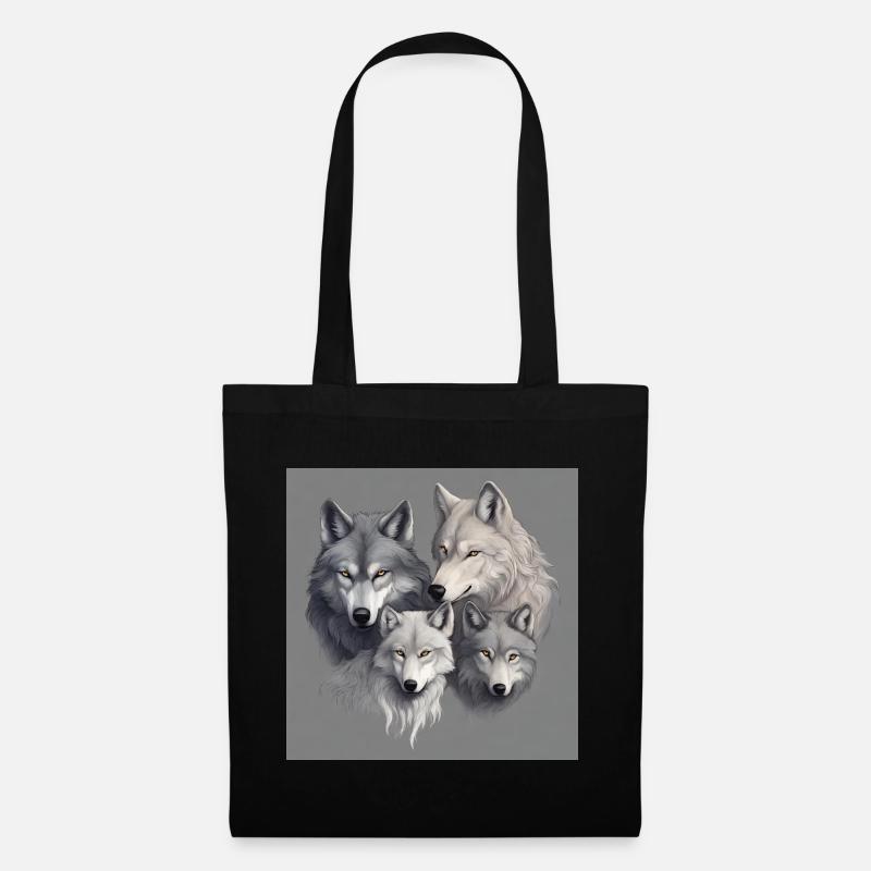 Wolf Pack - Tote Bag - black